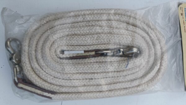 deluxe flat cotton roping contest reins